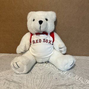 Steven Smith Red Sox Stuffed White Teddy Bear